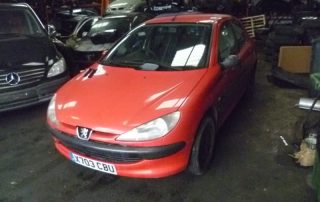 Peugeot in breakers room
