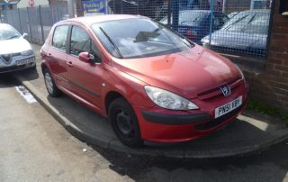 Peugeot rapier waiting for breaking
