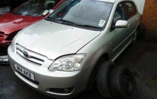 Toyota waiting to be scrapped