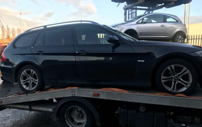 BMW 318 scrap delivery