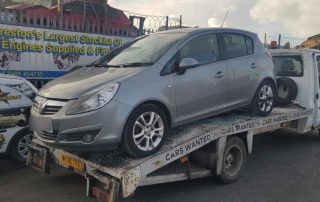 Vauxhall scrap delivery
