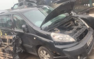 People carrier van scrap car